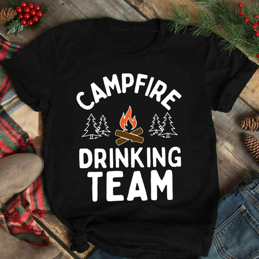 Campfire Drinking Team Print
