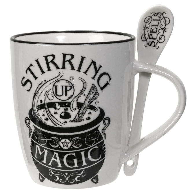Stiring Magic Mug and Spoon