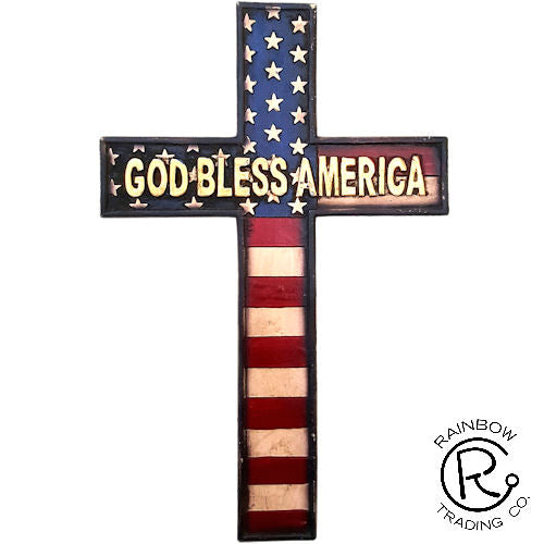 American Flag Cross