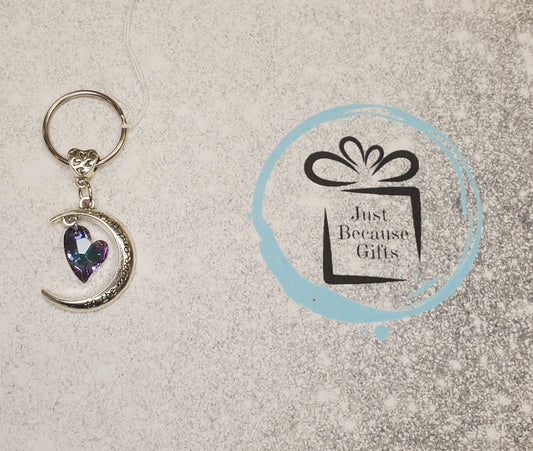 To Moon & Back Keychain
