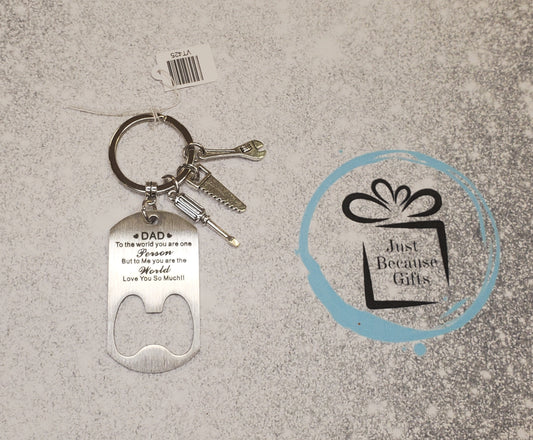 Dad Love Keychain