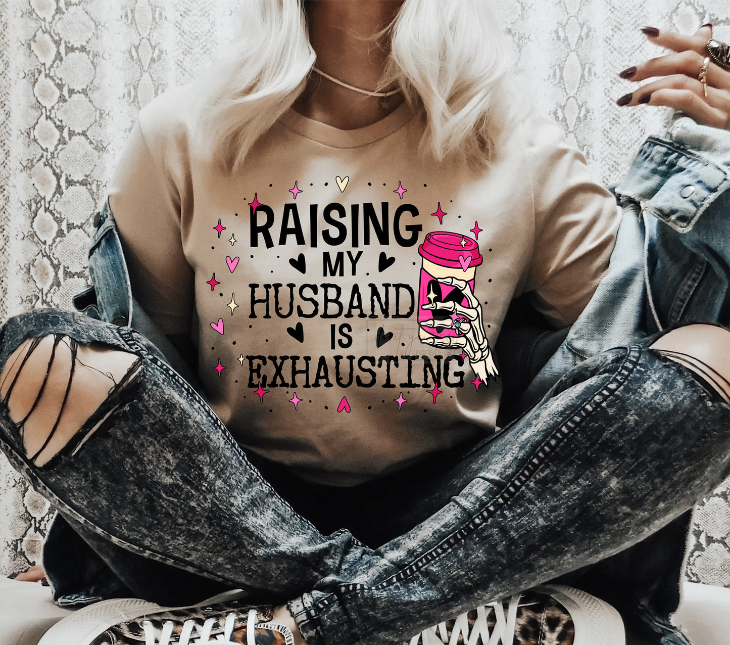 Raising Husband Heart Print