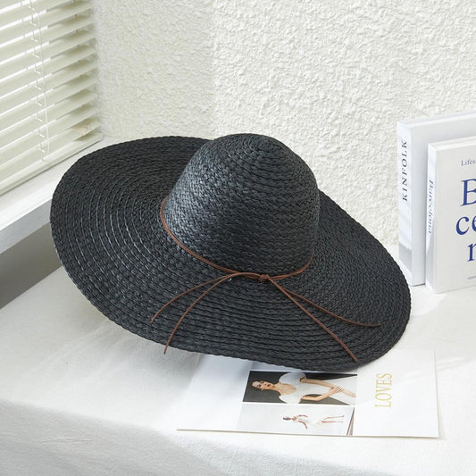 Wide Brim Floppy Straw Sun Hat