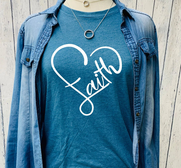 Faith Heart Print