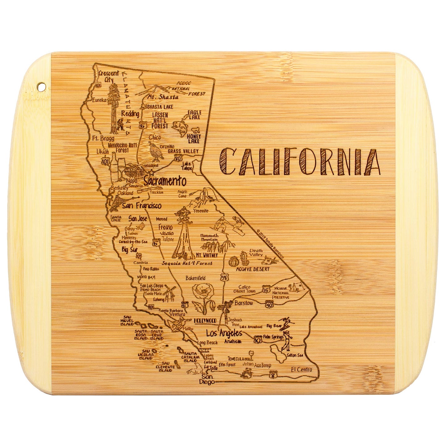 A Slice of Life California 11" Cutting & Serving Board