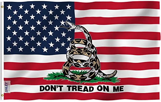 Don't tread on me USA Flag