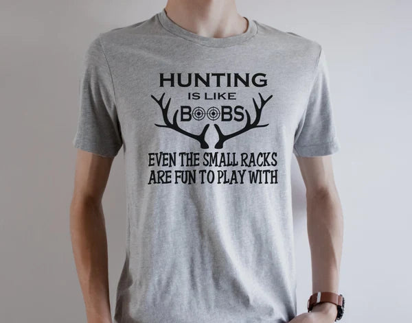 Hunting Like Boobs Print