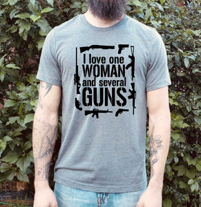 Love 1 Women and Several Guns Print