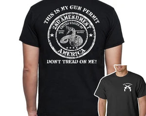 2nd Amendment Gun Permit Print