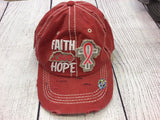 Faith, Love, Hope Hat