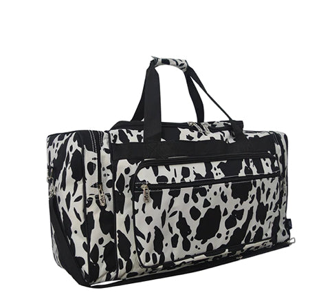 Cow Print Duffle Bag