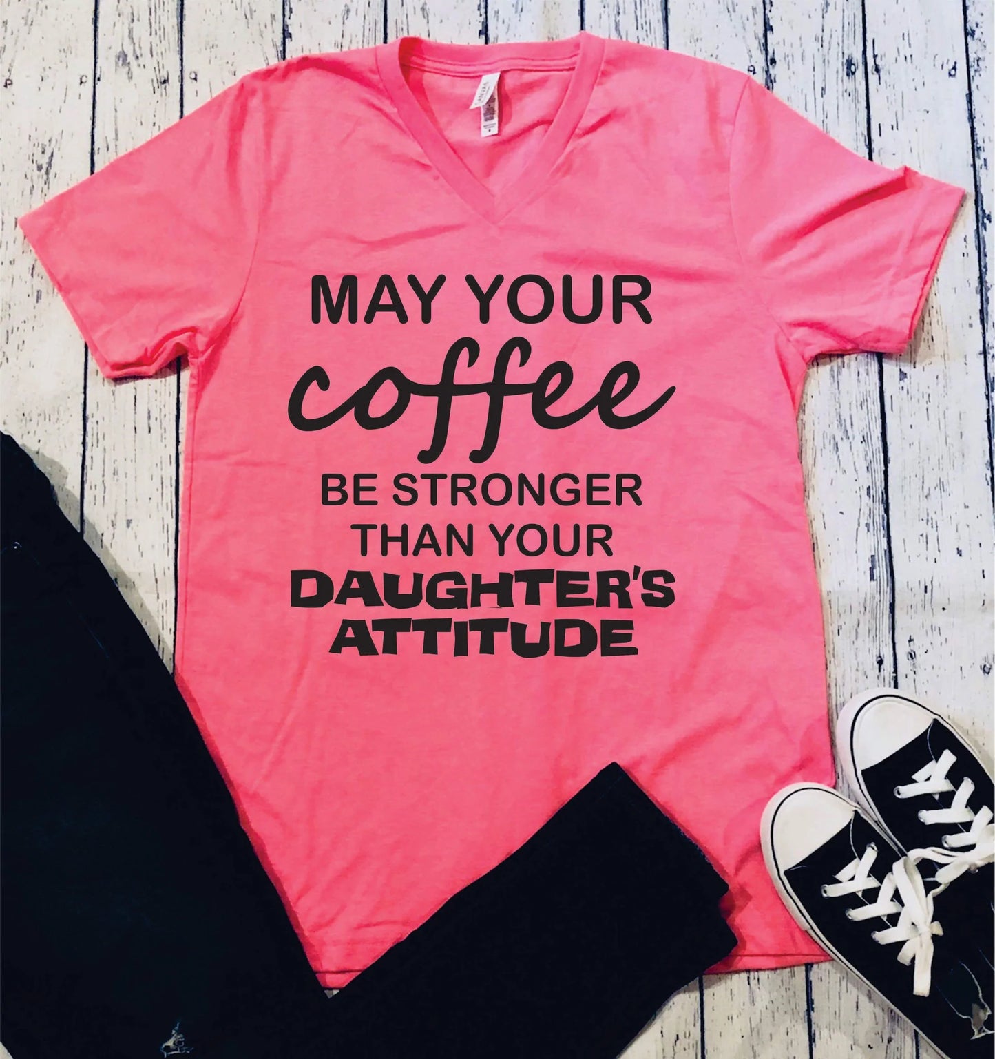 Coffee Stronger Daughter Attitude Print