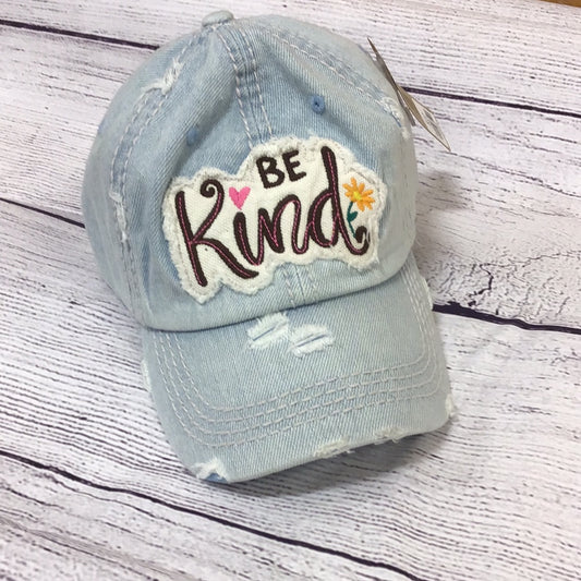 Light Blue Be Kind Hat