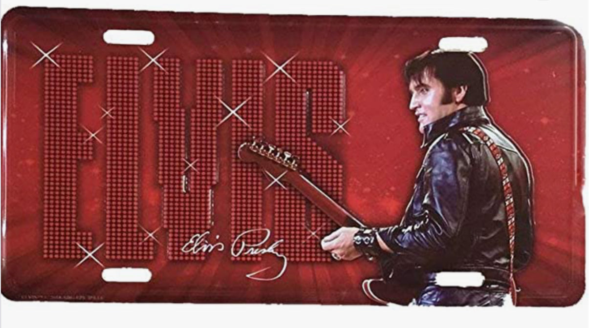 Elvis Presley License Plate