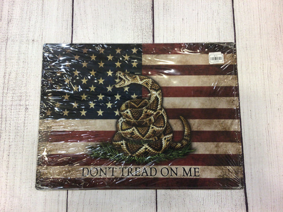Don’t tread on me metal sign