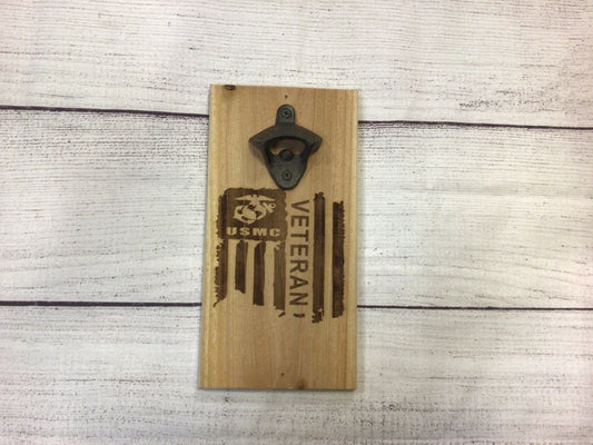 USMC Veteran bottle opener