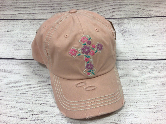 Pink Cross Hat