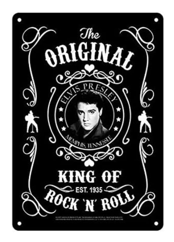 Elvis Presley Metal Sign