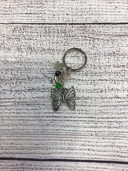 Butterfly Charms Keychain