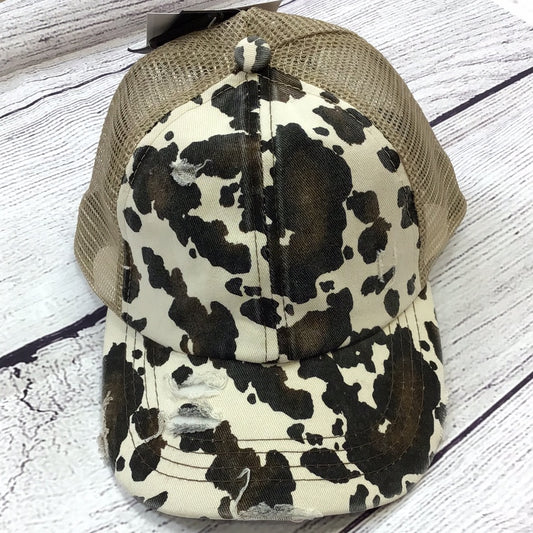 Cow Print Hat