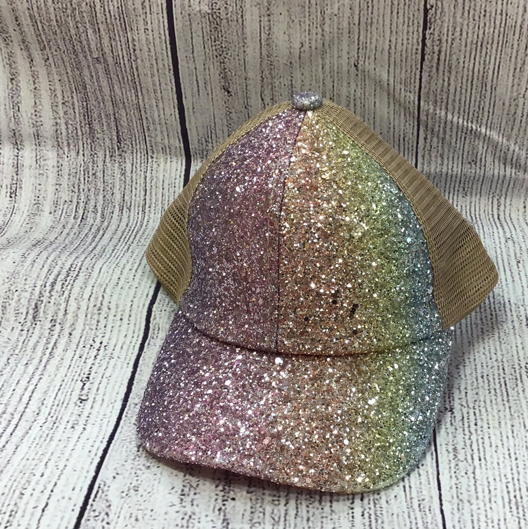 Child Glitter Crisscross Hat