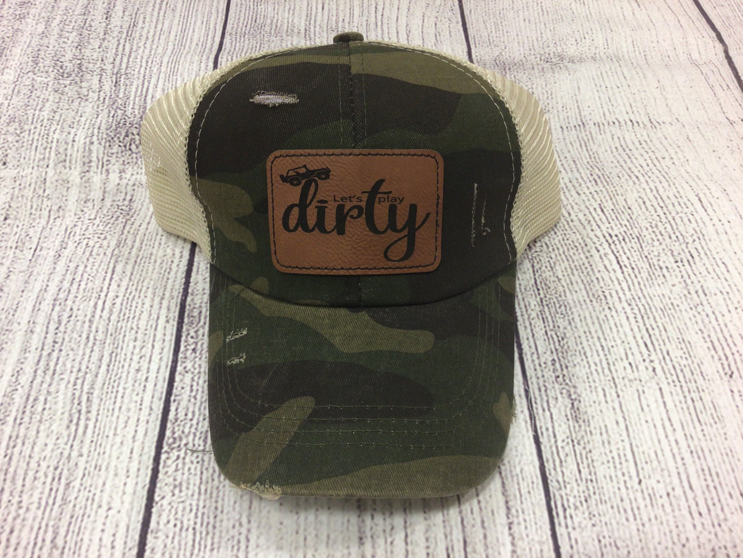 Play Dirty Jeep Patch Hat