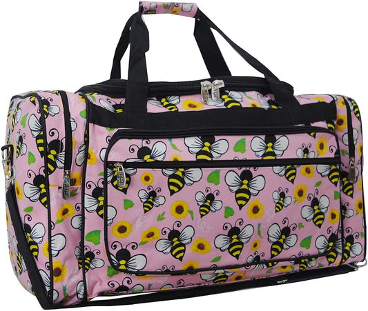Bee Sunflower Duffle Bag
