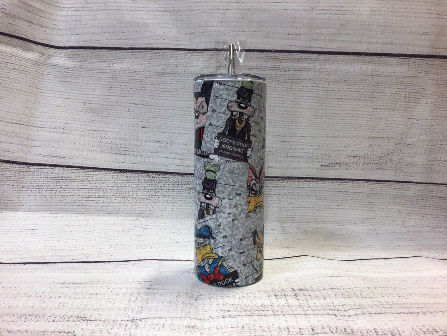 Disney Mugshot tumbler