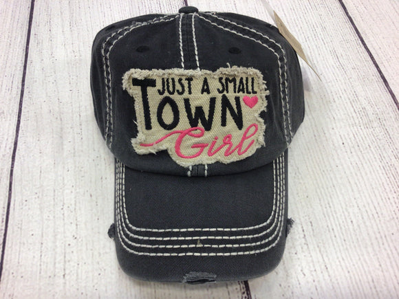 Just a small town girl hat