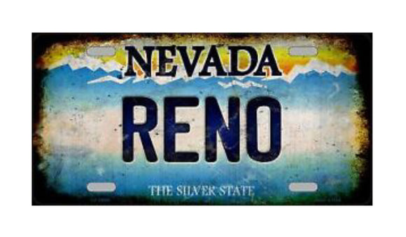 Reno NV license plate