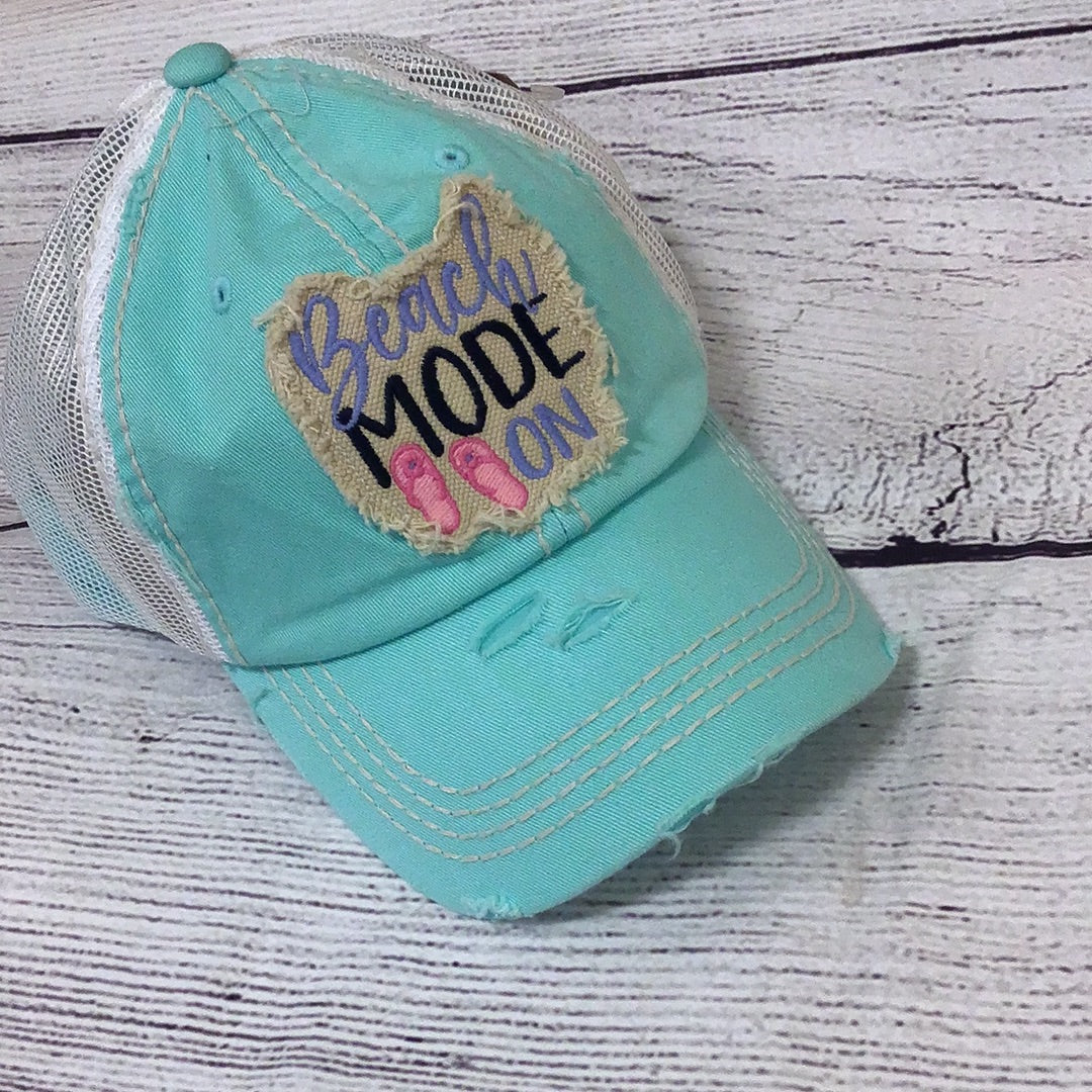 Beach Mode On Hat