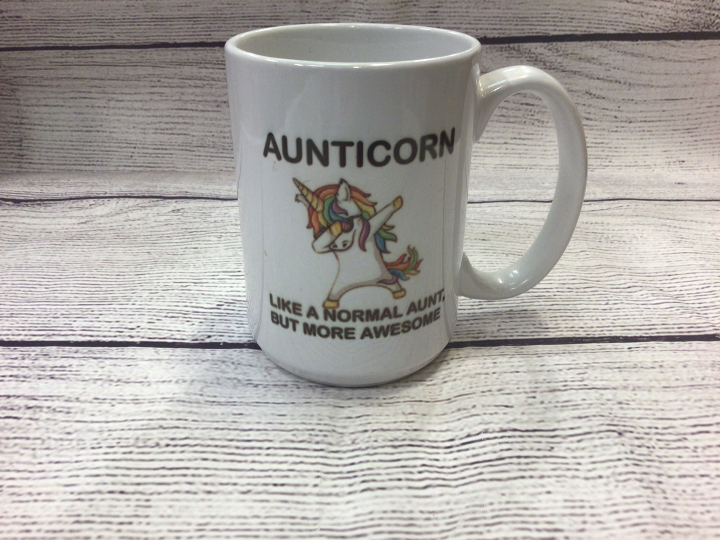 Aunticorn mug