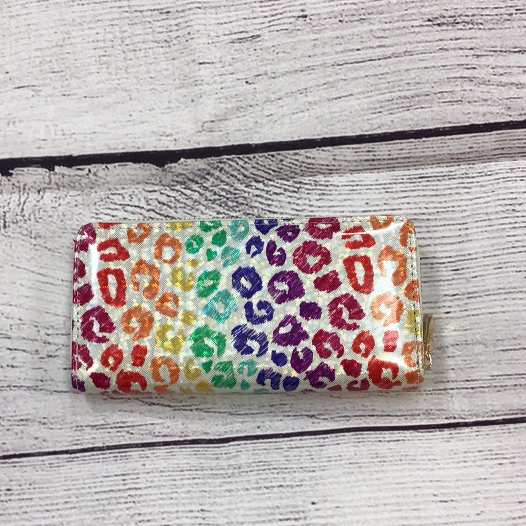 Rainbow Cheetah Wallet