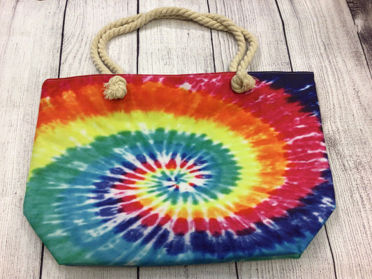 Tie-Dye Rope Bag